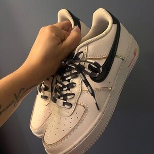 White and Black Sneakers